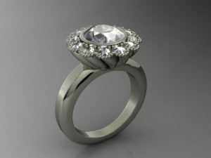 jewellery ring Model Cetak 3D