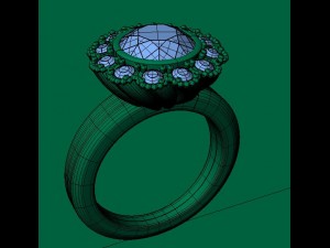 jewellery ring Model Cetak 3D