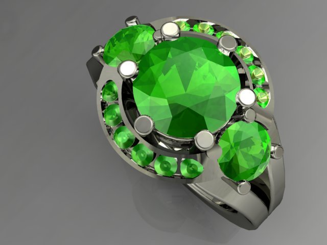 jewellery ring 3D-printmodel .c4d .max .obj .3ds .fbx .stl .blend 