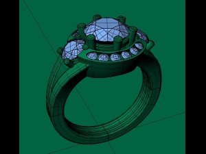 jewellery ring 3D-printmodel