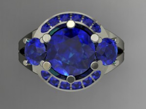 jewellery ring 3D-printmodel