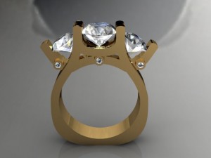 jewellery ring 3D-printmodel
