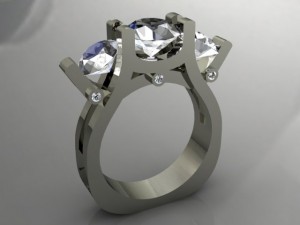 jewellery ring 3D-printmodel