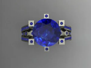 ювелирное кольцо 3D Принт Модель