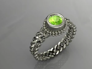 bague à bijoux Modèles 3D en vedette