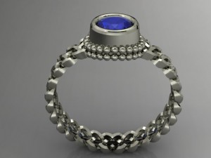 jewellery ring Modelo de Impressão 3D