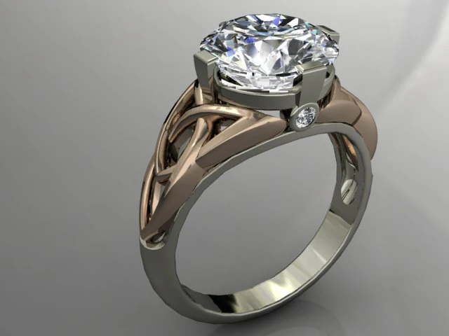 jewellery ring 3D Print Model .c4d .max .obj .3ds .fbx .stl .blend 