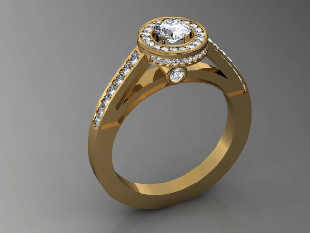 jewellery ring 3D Print Model .c4d .max .obj .3ds .fbx .stl .blend 