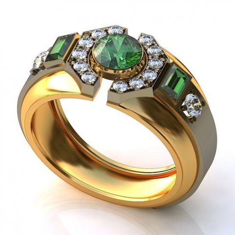 jewellery ring man Model do druku 3D .c4d .max .obj .3ds .fbx .stl .blend 