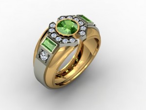 jewellery ring man Model do druku 3D