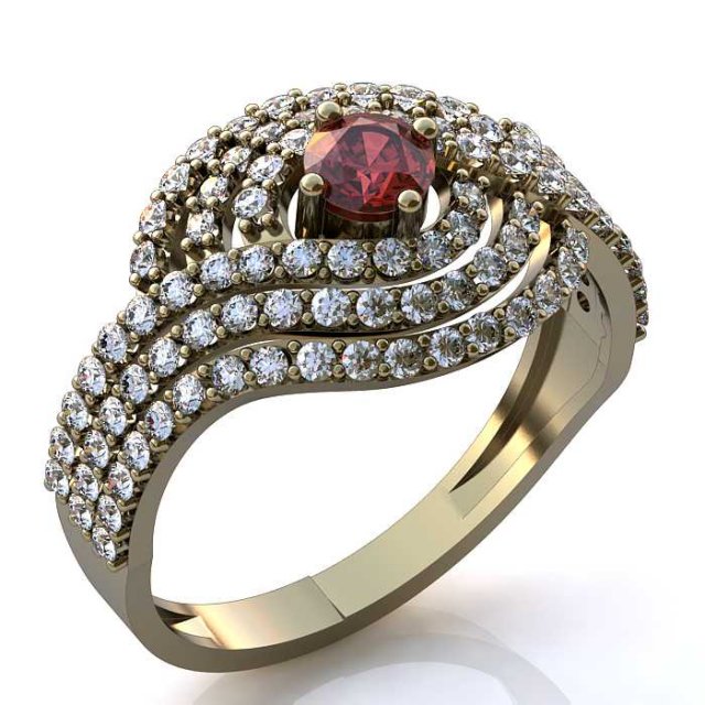 jewellery ring 3D 打印模型 .c4d .max .obj .3ds .fbx .stl .blend