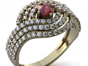 jewellery ring 3D Baskı Modeli