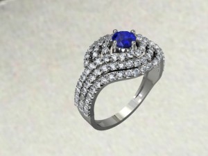 jewellery ring 3D 打印模型