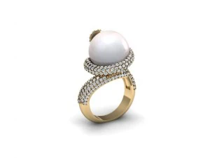 jewellery ring like snake 3D Print Model