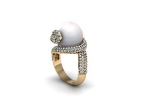 jewellery ring like snake Modello di stampa 3D