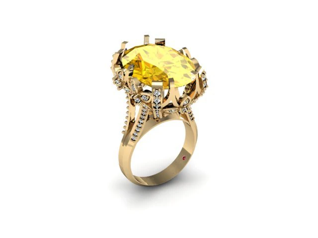 jewellery ring 3D Print Model .c4d .max .obj .3ds .fbx .stl .blend