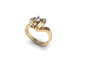 jewellery ring 3D-printmodel