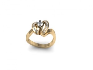 jewellery ring 3D-printmodel