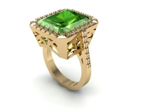 cincin perhiasan Model Cetak 3D