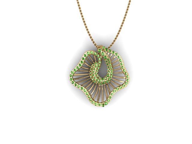 jewellery pendant 3D Print Model .c4d .max .obj .3ds .fbx .stl .blend 