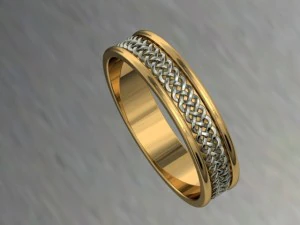 보석 반지 3D 프린트 모델