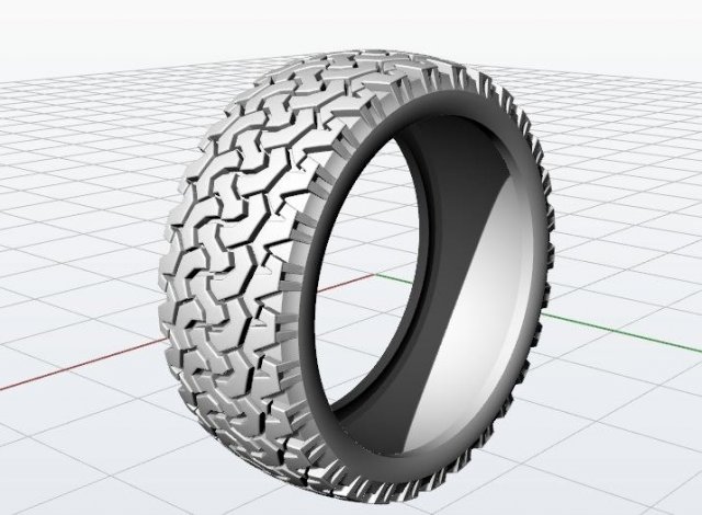 jewellery ring tire 3D प्रिंट मॉडल .c4d .max .obj .3ds .fbx .stl .blend 