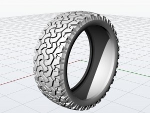 jewellery ring tire 3D Print Model