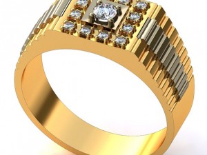 jewellery man ring 3D Print Model
