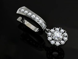 jewellery earring 3D Print Model