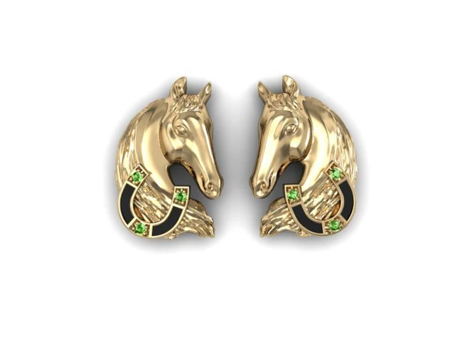 horse jewelery 3D Print Model .c4d .max .obj .3ds .fbx .stl .blend