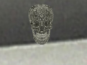 skull Model do druku 3D