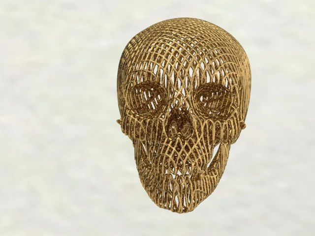 skull 3D Print Model .c4d .max .obj .3ds .fbx .stl .blend 