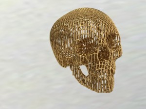 skull Model Cetak 3D