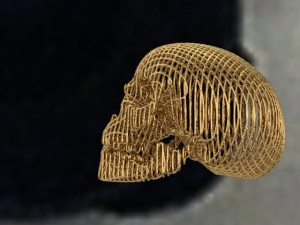 skull Model Cetak 3D