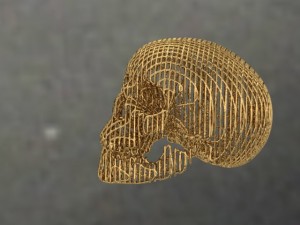 skull Model Cetak 3D