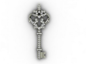 key pendant 3D प्रिंट मॉडल