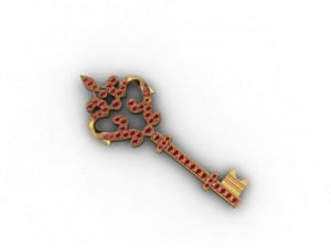 key pendant 3D Print Model