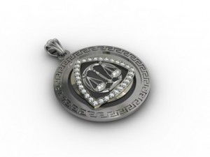 horoscope sign scales 3D 打印模型