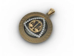 horoscope sign scales 3D Print Model