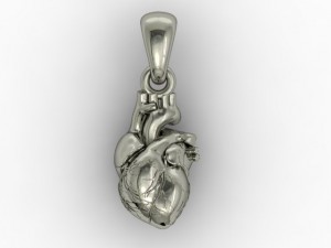 human heart pendant Modelo de impresión 3D
