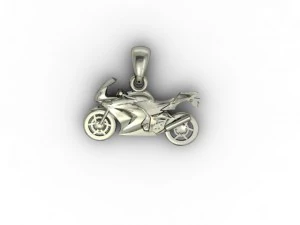 motorcycle pendant 3D Print Model