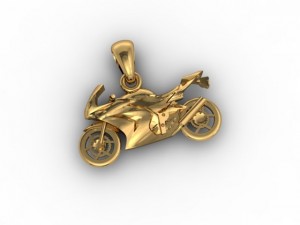 motorcycle pendant 3D 打印模型