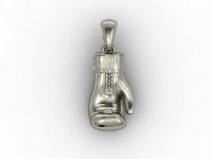 boxing glove pendant 3D Print Model