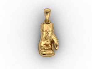 boxing glove pendant 3D Print Model