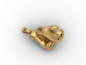 boxing gloves pendant 3D प्रिंट मॉडल