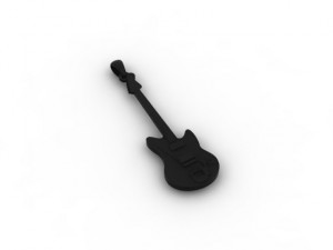 guitar pendant 3D Baskı Modeli