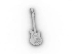 guitar pendant 3D Print Model