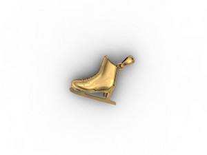 skates skate pendant 3D Принт Модель