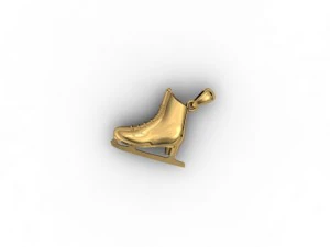 skates skate pendant 3D Print Model