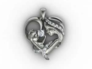 mother baby pendant 3D Print Model